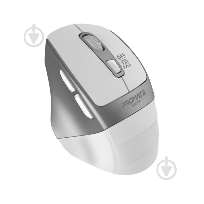 Миша Promate Samit Wireless white (samit.white) - фото 1