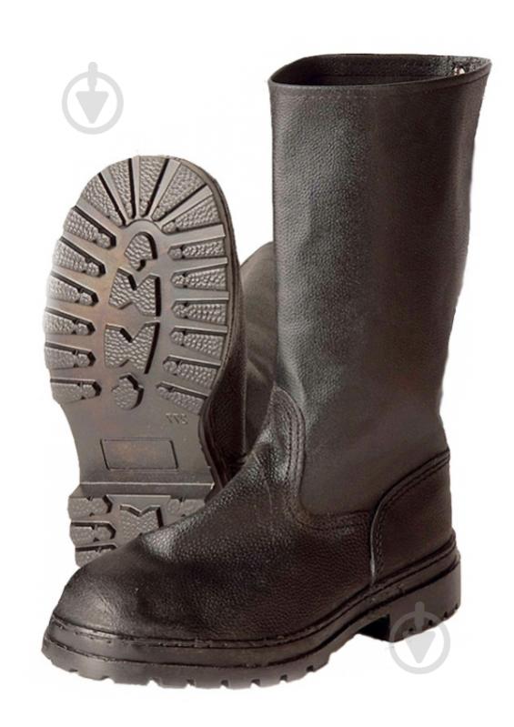 Чоботи Ozon юфтеві с кирзовою гомілкою р.40 чорний - фото 1