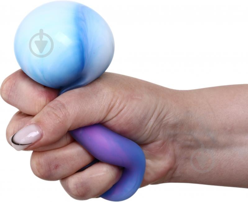 Іграшка-антистрес PIXIE барвистий м'яч 86 г 65 мм в асорт. CKS-10741 - фото 6