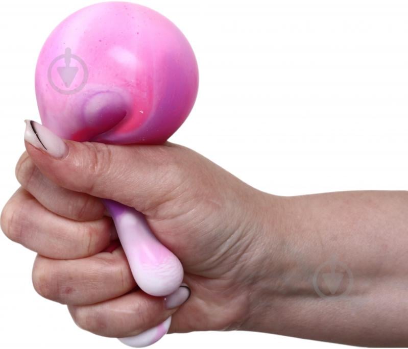 Іграшка-антистрес PIXIE барвистий м'яч 86 г 65 мм в асорт. CKS-10741 - фото 8