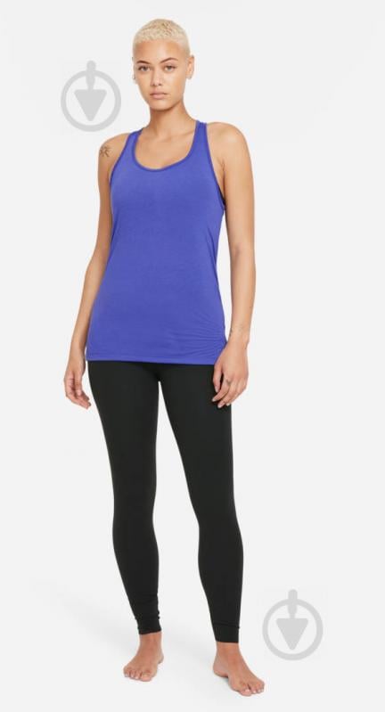 Майка Nike W NIKE YOGA LAYER TANK CQ8826-430 р.S синий - фото 7