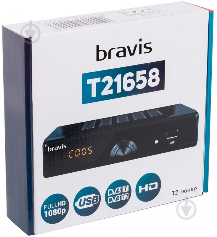 ТВ-тюнер Bravis T21658 (DVB-T, DVB-T2) - фото 9