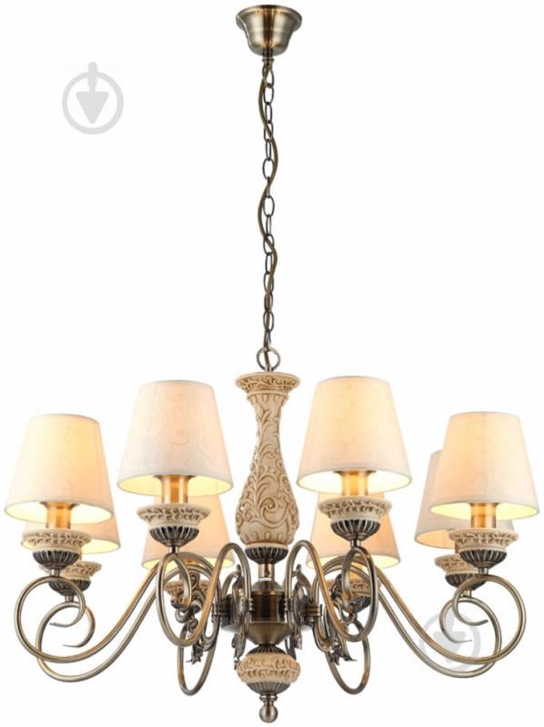 Люстра підвісна Arte Lamp IVORY 8xE14 антична бронза A9070LM-8AB - фото 1