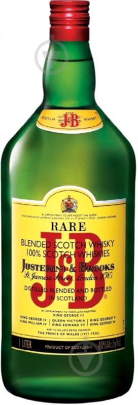 Віскі J+B Rare 4 роки витримки в подарунковій упаковці 1 л - фото 1