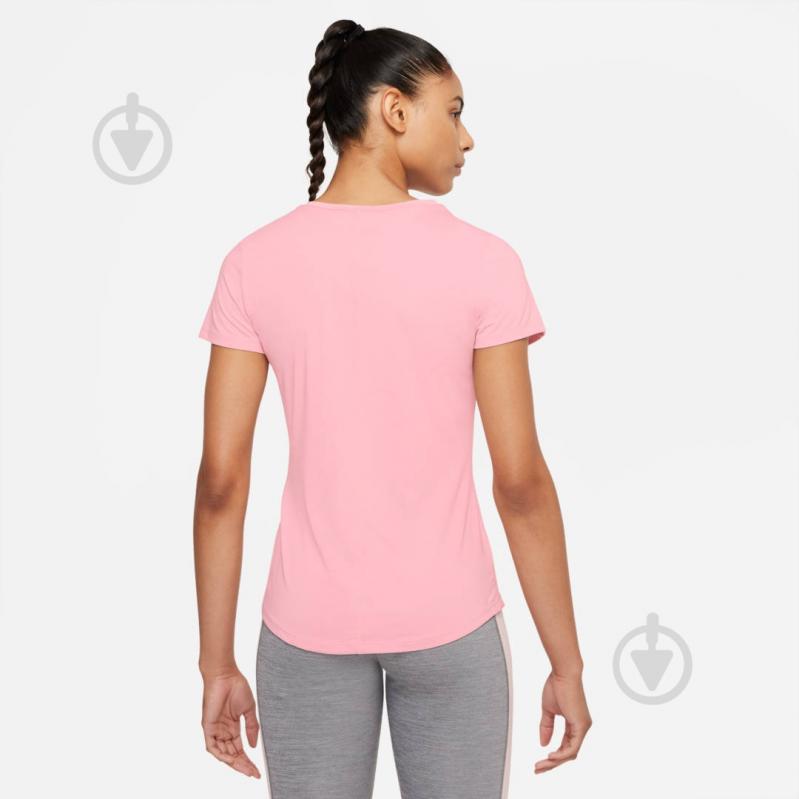 Футболка Nike W NK ONE DF SS SLIM TOP DD0626-630 р.XS рожевий - фото 3