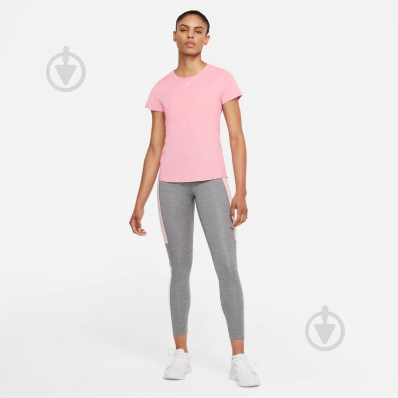 Футболка Nike W NK ONE DF SS SLIM TOP DD0626-630 р.XS рожевий - фото 5