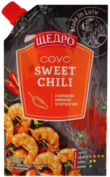 Соус ЩЕДРО Sweet Chili 200 г - фото 1