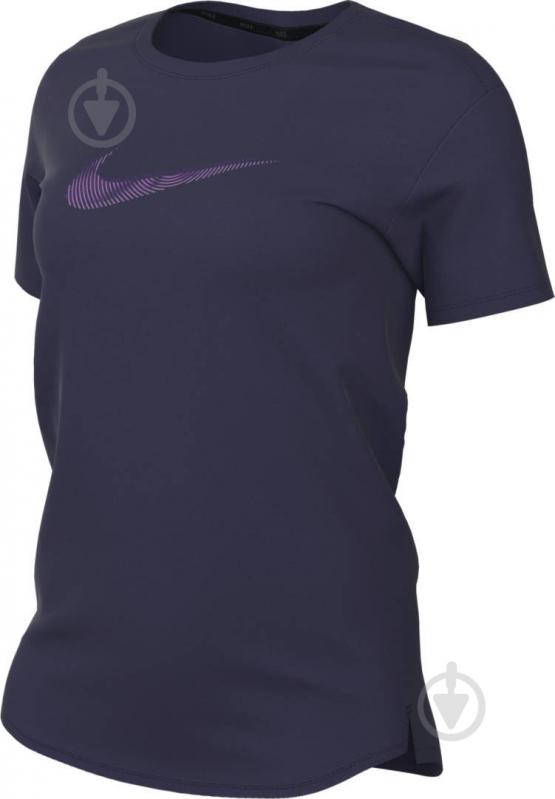 Футболка Nike W NK DF SWOOSH HBR SS TOP FB4696-555 р.S синий - фото 6