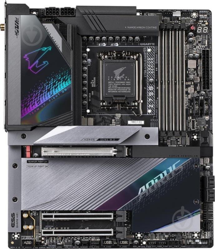 Материнская плата Gigabyte Z790 AORUS MASTER (Socket 1700, Intel Z790, E-ATX) - фото 1