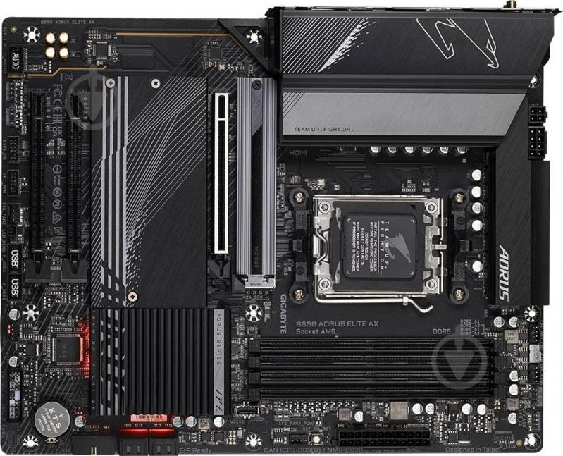Материнская плата Gigabyte B650 AORUS ELITE AX (Socket AM5, AMD B650, ATX) - фото 4 Материнская плата Gigabyte B650 AORUS ELITE AX (Socket AM5, AMD B650, ATX) - фото 4