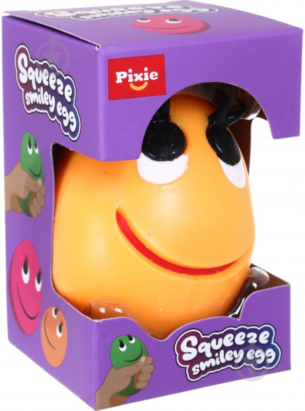 Игрушка-антистресс PIXIE стретч смайлик в ассорт. CKS-10785 - фото 1 Игрушка-антистресс PIXIE стретч смайлик в ассорт. CKS-10785 - фото 1