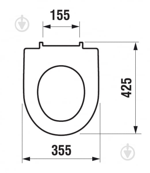 Сидіння для унітаза з кришкою Jika Ліра Плюс 2338.2,0 - фото 2