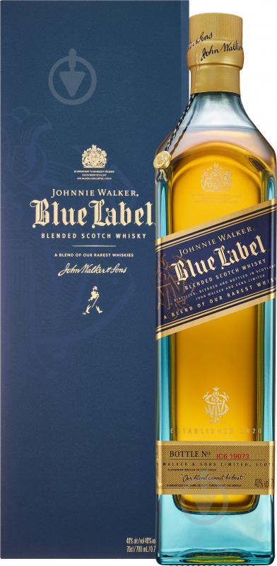 Віскі Johnnie Walker Blue label 25 років витримки в подарунковій упаковці 0,75 л - фото 1