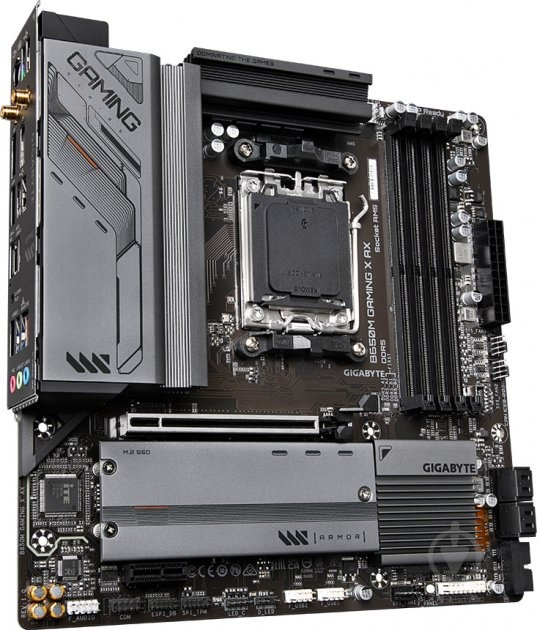 Материнська плата Gigabyte B650M GAMING X AX (Socket AM5, AMD B650, micro ATX) - фото 3