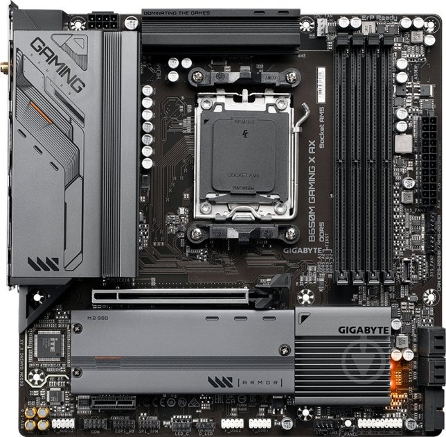 Материнська плата Gigabyte B650M GAMING X AX (Socket AM5, AMD B650, micro ATX) - фото 2