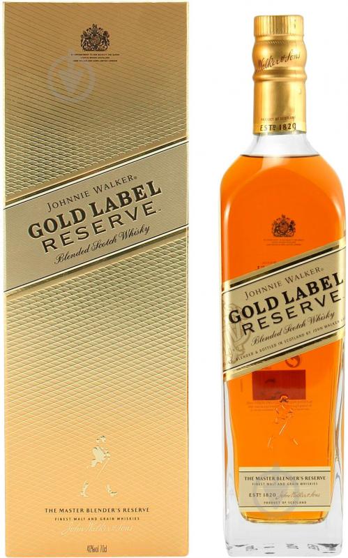 Віскі Johnnie Walker Gold Reserve від 12 років витримки в подарунковій упаковці 0,7 л - фото 1