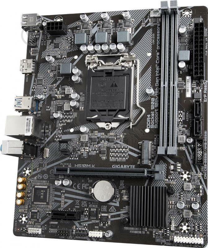 Материнська плата Gigabyte H510M K (Socket 1200, Intel H510, micro ATX) - фото 3