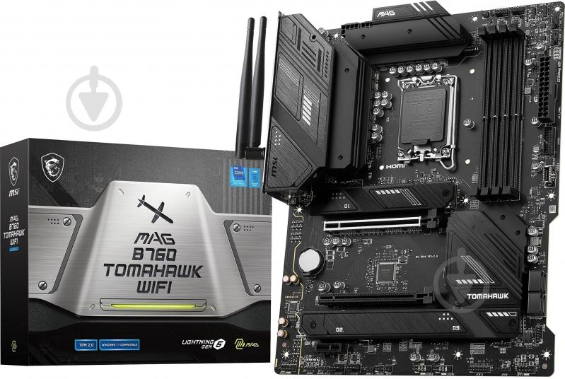 Материнская плата MSI 911-7D96-003 (Socket 1700, Intel B760, ATX) - фото 6 Материнская плата MSI 911-7D96-003 (Socket 1700, Intel B760, ATX) - фото 6