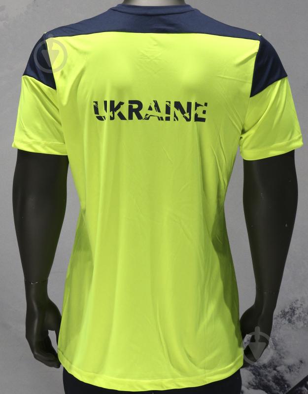 Футболка Joma CAMISETA MANGA CORTA ENTRENA. OPC. B FED. FUTBOL UCRANIA AT10601A1201 р.2XL желтый - фото 3