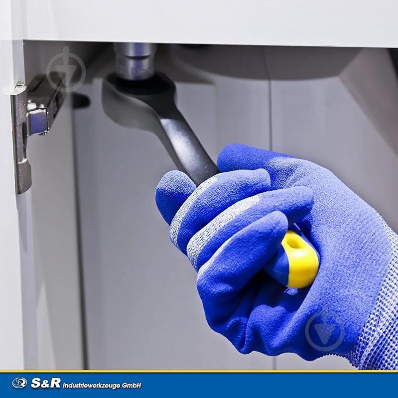 Тріскачка 1/2" 260 мм з реверсом CrV 45 зубців S&R 465145012 - фото 5