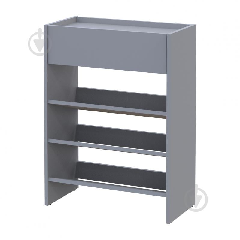 Полиця для взуття Doros S2 600x250x1130 мм сірий /сірий - фото 1