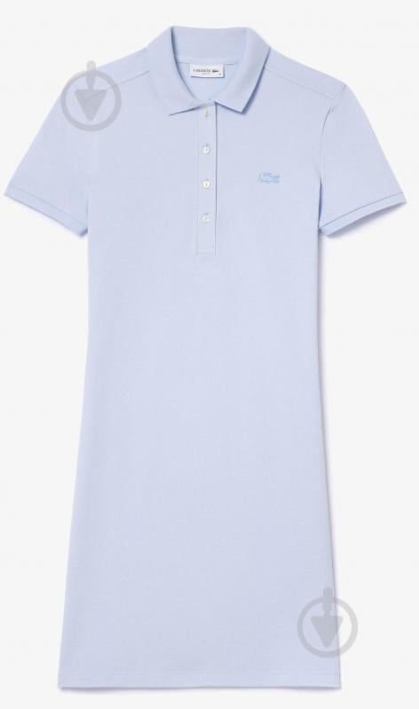 Платье Lacoste EF5473-J2G р.38 голубой - фото 1 Платье Lacoste EF5473-J2G р.38 голубой - фото 1