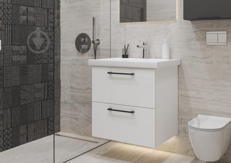 Тумба консольная Грейд Niks нимфея альба под умывальник Como 60 - фото 2 Тумба консольная Грейд Niks нимфея альба под умывальник Como 60 - фото 2