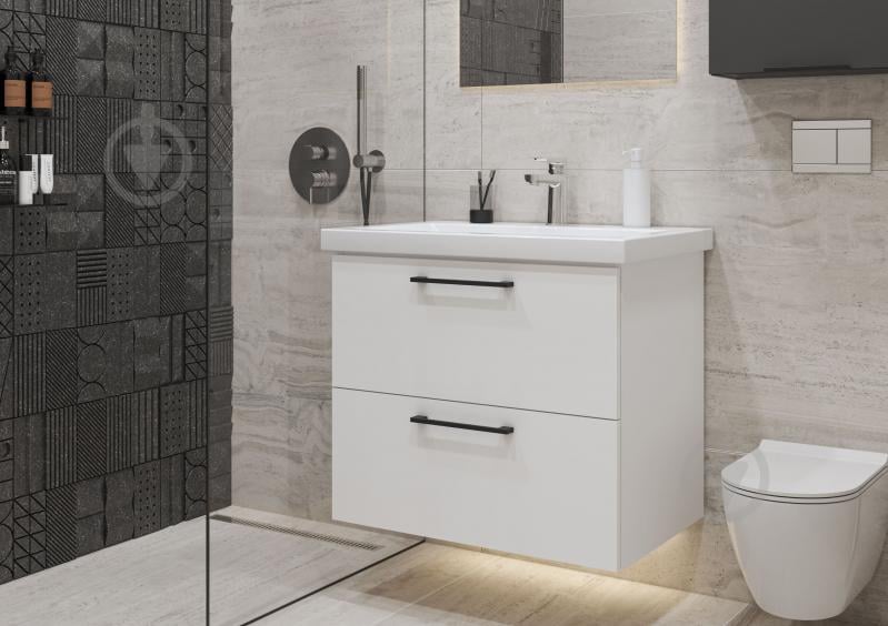 Тумба консольная Грейд Niks нимфея альба под умывальник Como 70 - фото 2 Тумба консольная Грейд Niks нимфея альба под умывальник Como 70 - фото 2