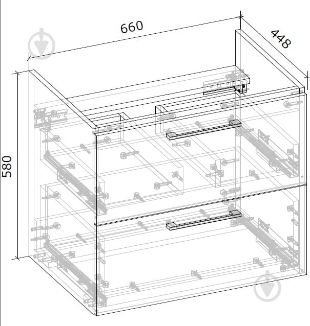 Тумба консольная Грейд Niks нимфея альба под умывальник Como 70 - фото 3 Тумба консольная Грейд Niks нимфея альба под умывальник Como 70 - фото 3