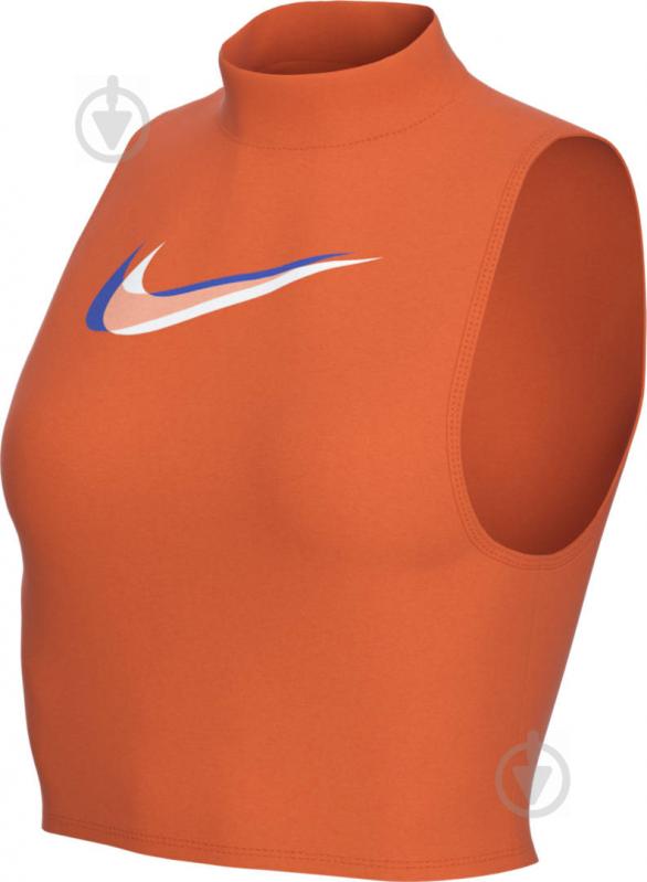 Майка Nike W NSW TANK MOCK PRNT DM4602-869 р.XL помаранчевий - фото 1