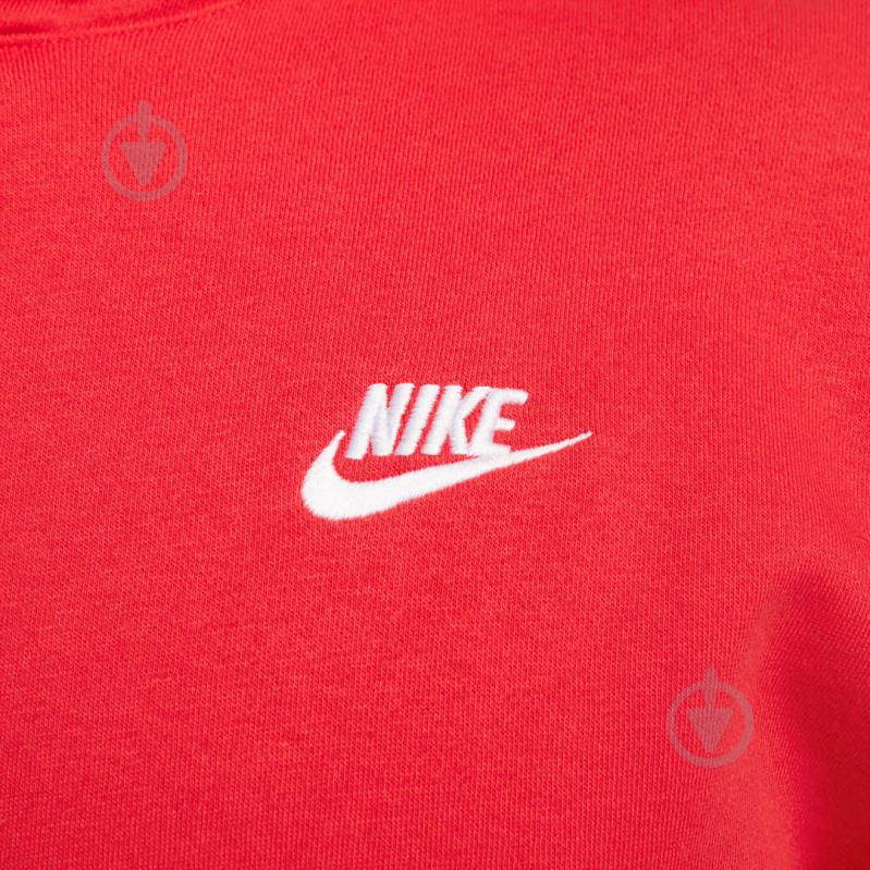 Джемпер Nike M NSW CLUB HOODIE PO BB BV2654-657 р.2XL красный - фото 4