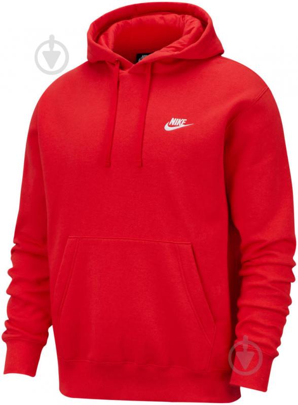 Джемпер Nike M NSW CLUB HOODIE PO BB BV2654-657 р.2XL красный - фото 5