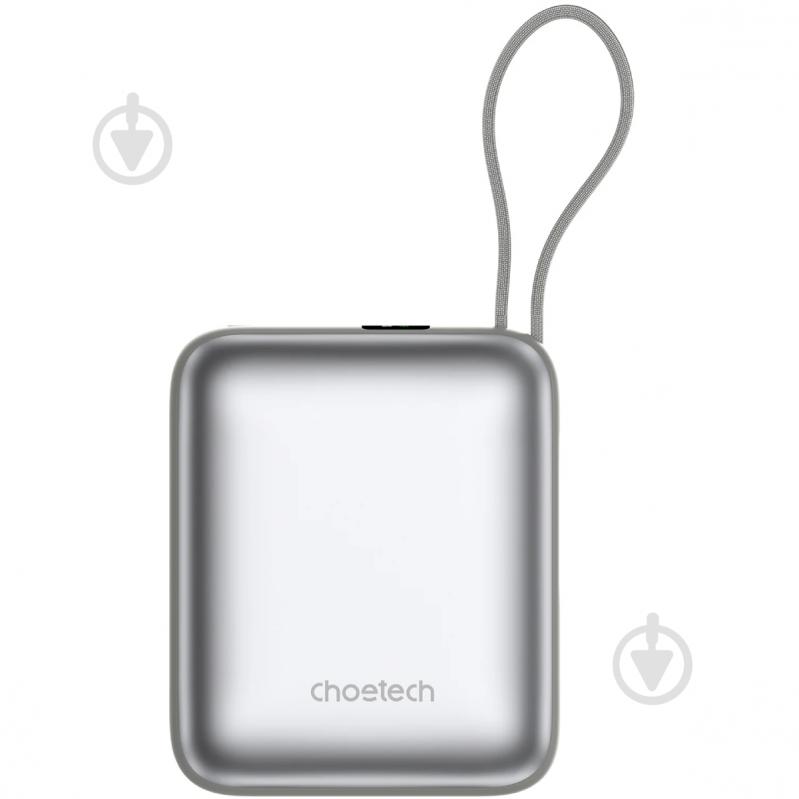 Повербанк Choetech 10000 mAh silver (B832-GY) - фото 1 Повербанк Choetech 10000 mAh silver (B832-GY) - фото 1
