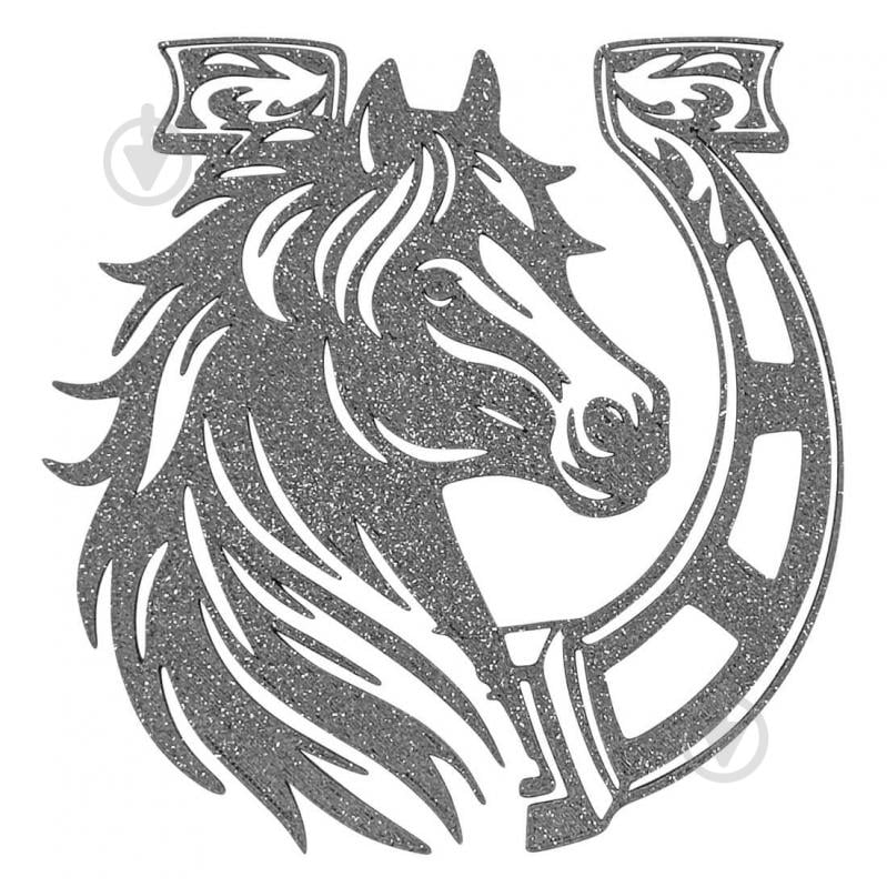 Підвіска MIS LT Кінь-підкова 12 см срібний - фото 1 Підвіска MIS LT Кінь-підкова 12 см срібний - фото 1