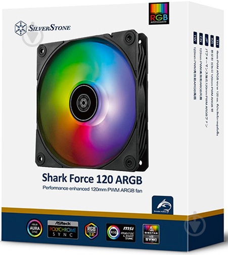 Вентилятор для корпуса SilverStone Shark Force SF120B ARGB - фото 14