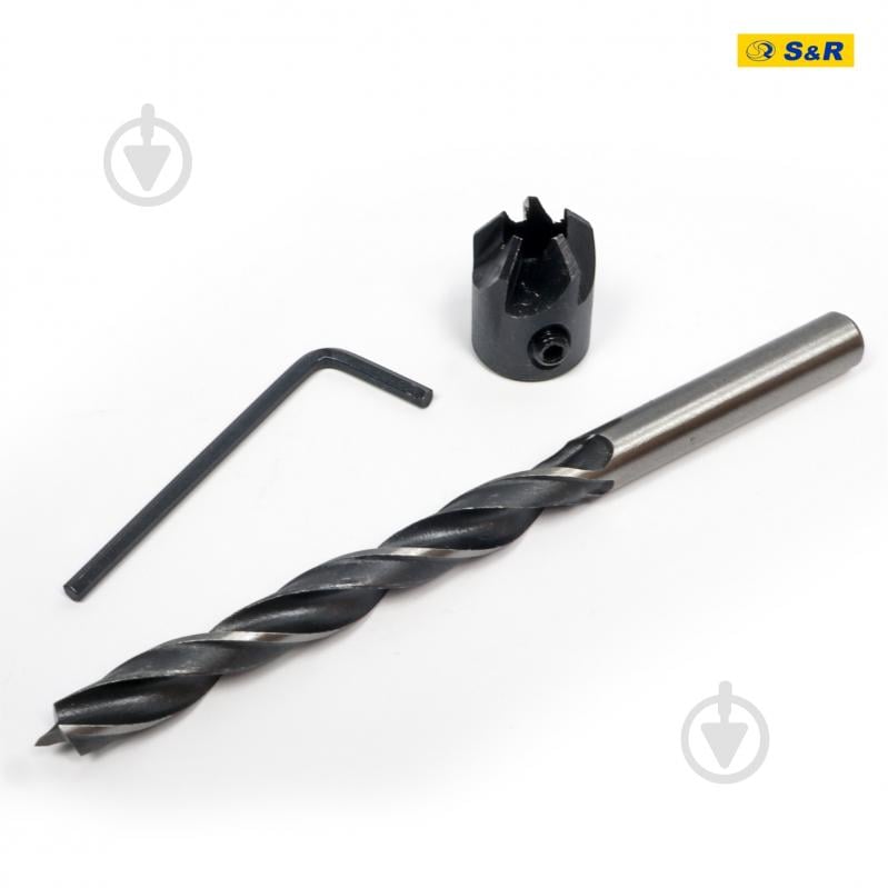 Набір свердел по дереву S&R Meister із зенкером 3-10 мм 7 шт. 216900007 - фото 9 Набір свердел по дереву S&R Meister із зенкером 3-10 мм 7 шт. 216900007 - фото 9