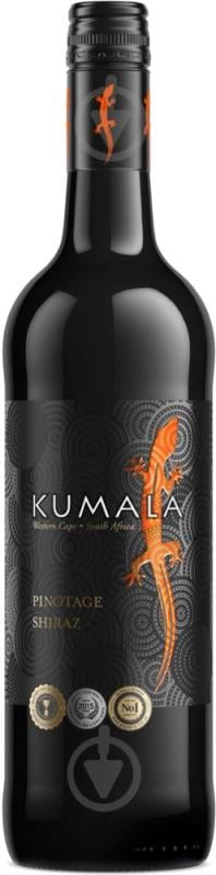 Вино Kumala Pinotage червоне сухе 0,75 л - фото 1