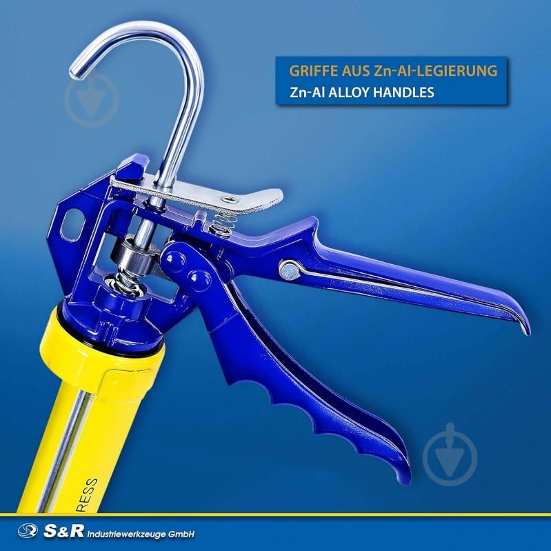 Пістолет для герметика S&R Easy Press 278239101 - фото 5