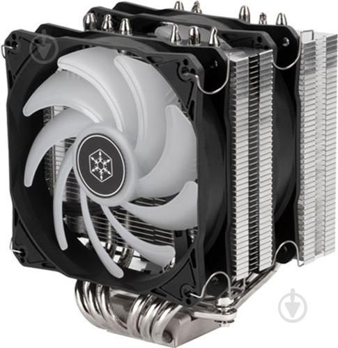 Процесорний кулер SilverStone Hydrogon D120-ARGB-V2, LGA 1700, 2066, 2011, 1200, 115X, AM5, AM4, TD - фото 4