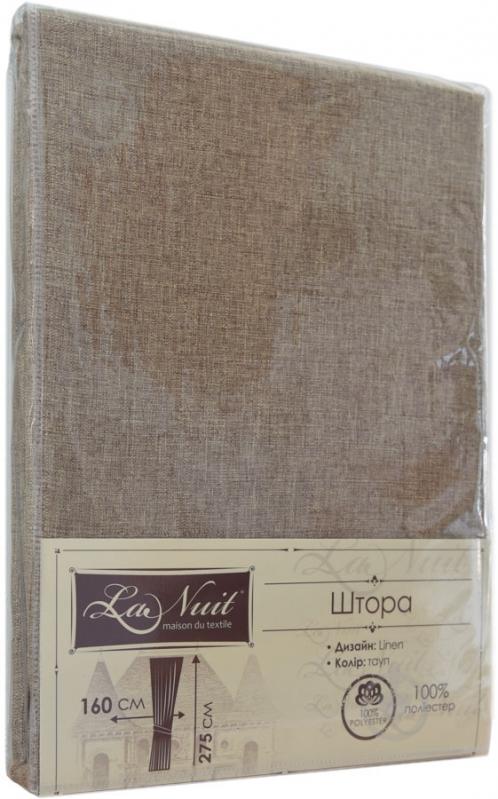 Штора Linen тауп 160х275 см La Nuit - фото 5