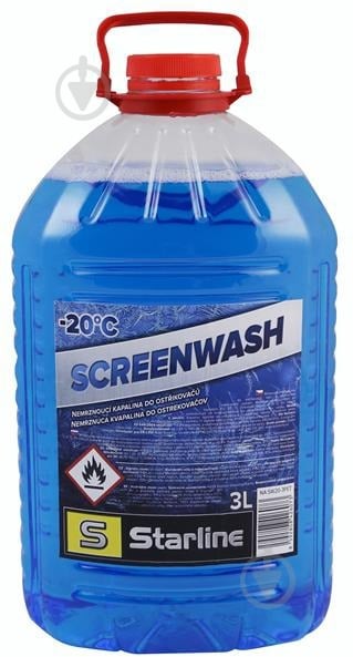 Омыватель стекла STARLINE (S NA SW20-3PET) зима -20 °С 3 л - фото 1 Омыватель стекла STARLINE (S NA SW20-3PET) зима -20 °С 3 л - фото 1