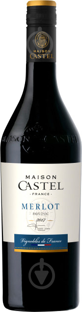 Вино Maison Castel Merlot червоне напівсухе 0,75 л - фото 1