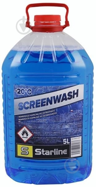 Омыватель стекла STARLINE (S NA SW20-5PET) зима -20 °С 5 л - фото 1 Омыватель стекла STARLINE (S NA SW20-5PET) зима -20 °С 5 л - фото 1