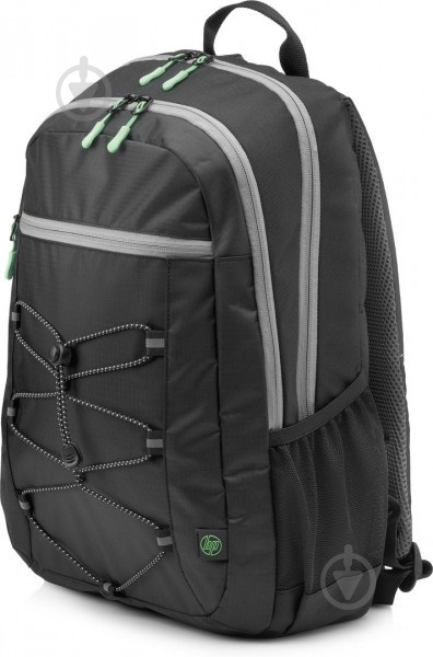 Рюкзак HP 15.6" black/green (1LU22AA) Active Backpack - фото 1 Рюкзак HP 15.6" black/green (1LU22AA) Active Backpack - фото 1