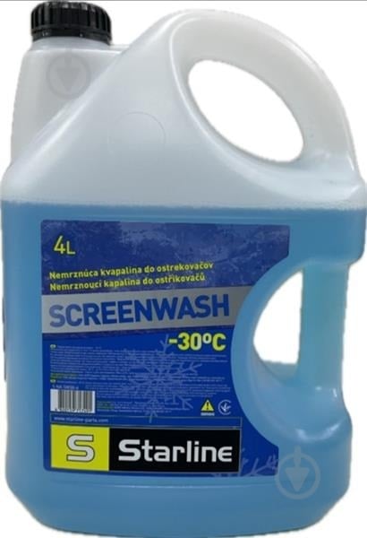 Омыватель стекла STARLINE (S NA SW30-4) зима -30 °С 4 л - фото 1 Омыватель стекла STARLINE (S NA SW30-4) зима -30 °С 4 л - фото 1