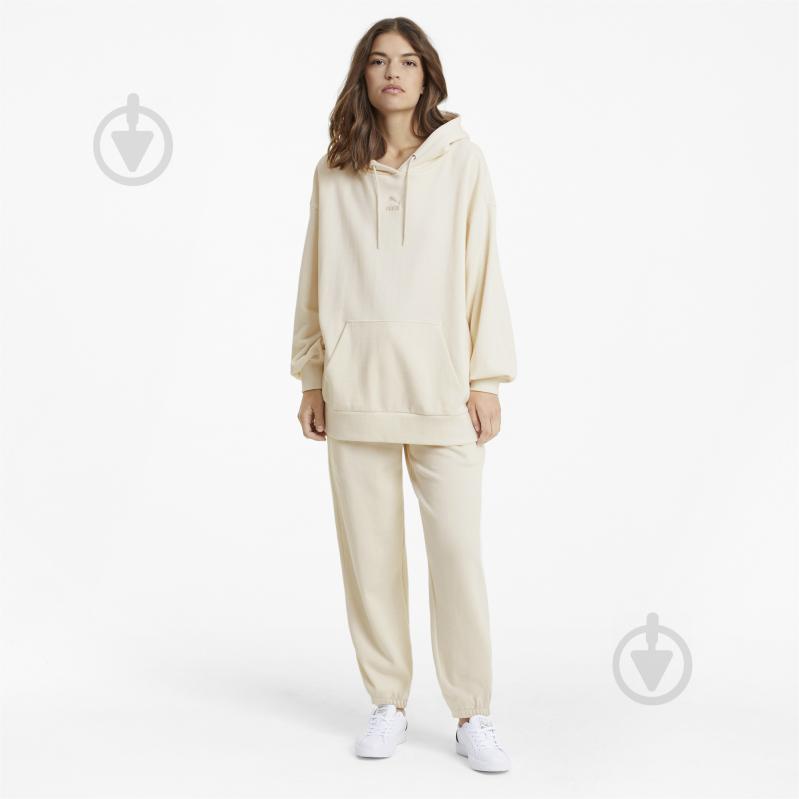 Худи Puma Classics Oversized Hoodie 53041299 р. M белый - фото 5