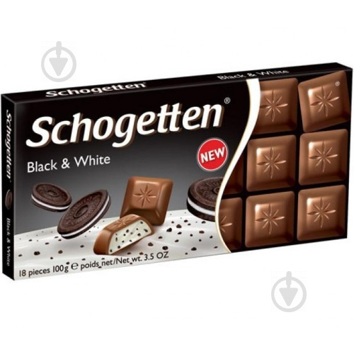 Молочний шоколад Schogetten Black&White - фото 1