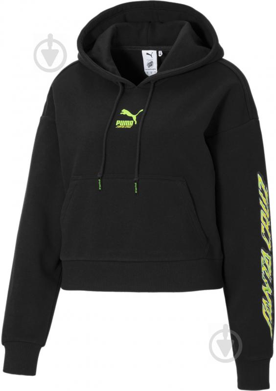 Худі Puma x SC W Cropped Hoodie 53224701 р. XS чорний - фото 1