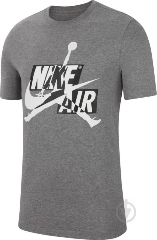 Футболка Nike M J JM CLASSICS HBR SS CREW CU9570-091 р.2XL сірий - фото 1