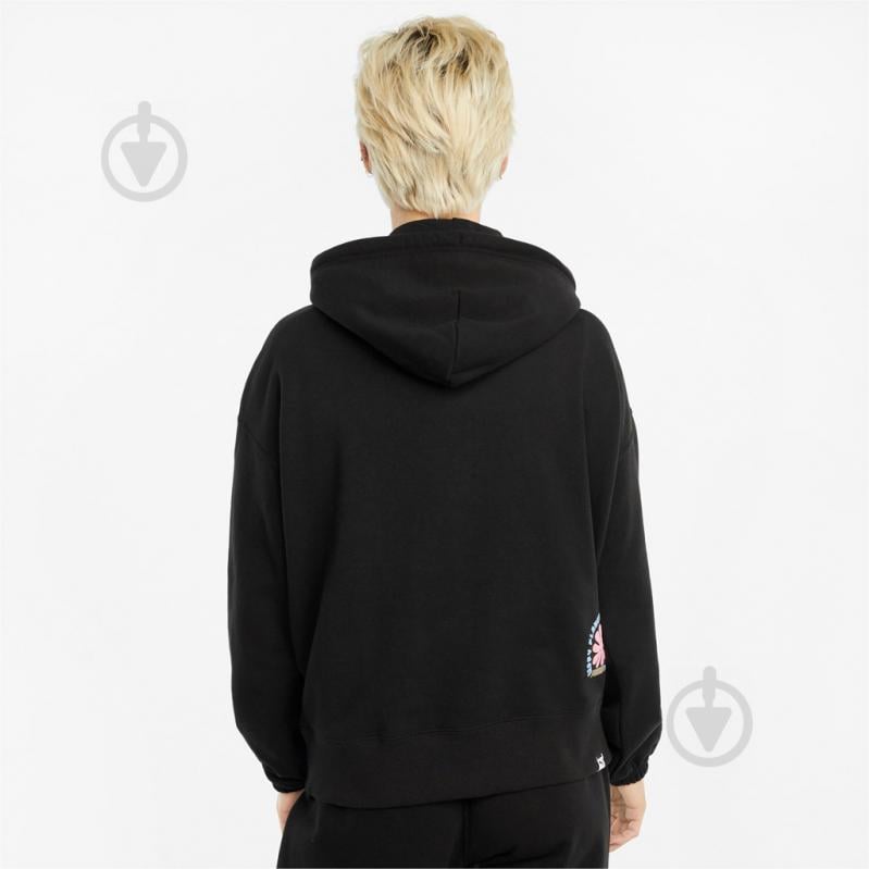 Худи Puma Downtown Graphic Hoodie 53167401 р. L черный - фото 4